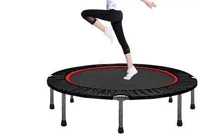 Kanchimi Mini Trampoline/Rebounder with Handle - Good Condition