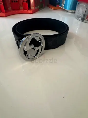 SUPREME X GG (Gucci) BLACK AND GREY BELT