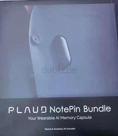 Plaud NotePin Wearable AI Voice Recorder - 64GB, 20hr, Dock & Wristband