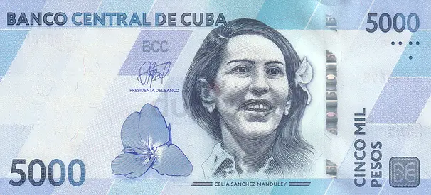 CUBA 5000 PESOS BANKNOTE 2026
