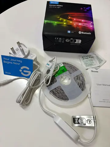 Govee RGBIC LED Strip Light - Smart Color Changing Lights with App Control - Brand new