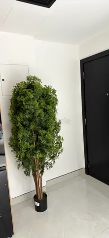 Tall Artificial Indoor Ficus Tree in Pot