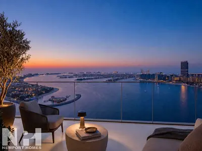 High Floor | Sea & Palm Views | 3BR + Maid