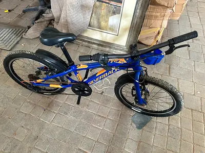 Blue Silverback kids mountain bike - good condition