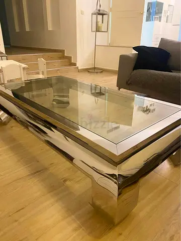 Long Marina Home Steel Coffee Table