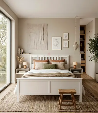 IKEA White Bed Set – 180 × 200 cm
Stylish white IKEA bed with a comfortable white mattress. Featur