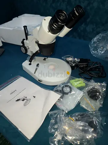 Swift S30 Stereo Microscope – 20X/40X/80X, Top & Bottom Light, Cordless – Open Box