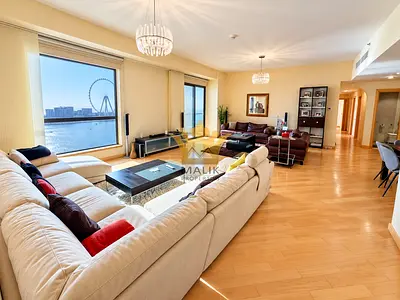 RARE 4BR | HUGE LAYOUT | SEA & AIN DUBAI VIEW