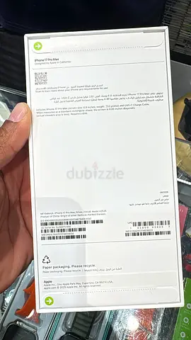 HOT PRICE TODAY ONLY Apple iPhone 17 pro Max (sealed box) - brand new