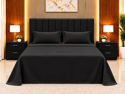 Modern Black Queen size bed storage including mattress good quality Queen bed strong
