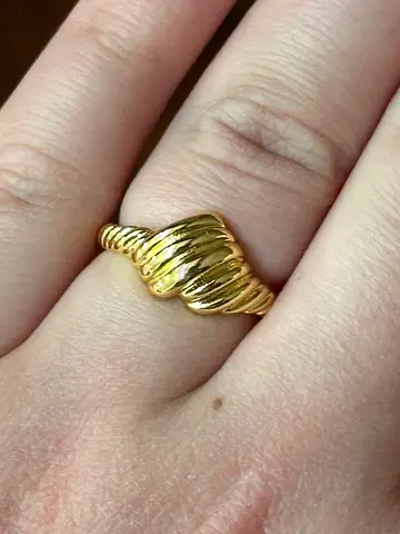 14k Gold Plated Ring - Size 7