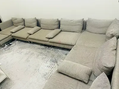 Large L-shaped lKEA Bed Sofa - good condition