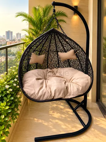Jumbo size swing chair