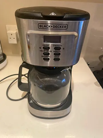 Black & Decker 12-Cup Drip Coffee Maker - Programmable, Stainless Steel
