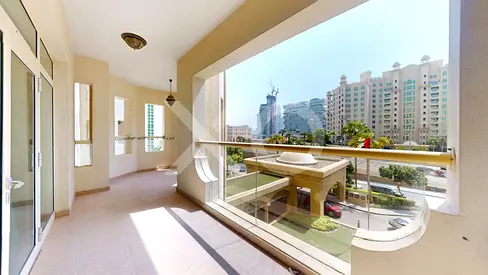 Furnished 2-Bedroom with Sea and City Views