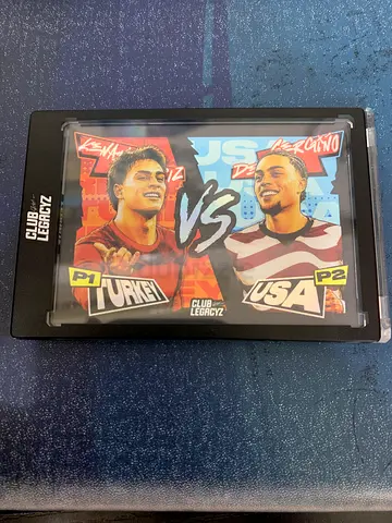 Negotiable Club legacyz Trading Card - Football Player kenan yildiz vs Sergino dest duel card