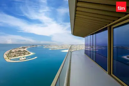 Very High Floor | Full Palm Views | Private Beach