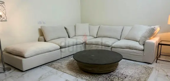 Comfortable Marina Home feather filled Luscious Modular Living room Sofa with footstool