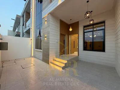 An exceptional opportunity on the main street in Al Helio 2, Ajman | 5-bedroom villa with two floors and a roof | Built-up area: 3,200 sq. ft. | Price