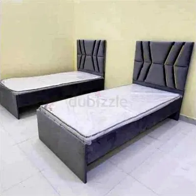 BRAND NEW SINGLE LUXURY BED WITH MATTRESS AVAILABLE