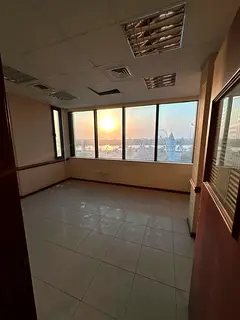 Two open-plan offices with a sea view are available for annual rent, including free air conditioning