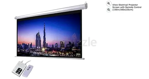 iView Motorized Projector Screen 300 x 225 cm | 150 Inch