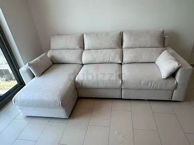 Ikea Eskilstuna L shape sofa bed with storage