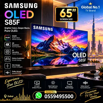 samsung 65inch OLED 65S85F smart 4k tv