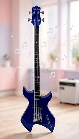 Lucky star four string bass guitar