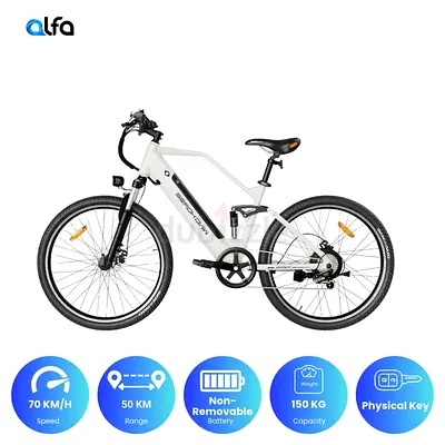 Wind Horse White F3 E Bike | Brand New | Warranty | FREE Delivery
