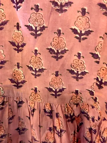 Light pink floral cotton dress (pre-owned)