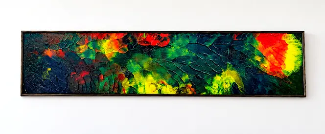 Wall Painting on a Solid Wooden Frame