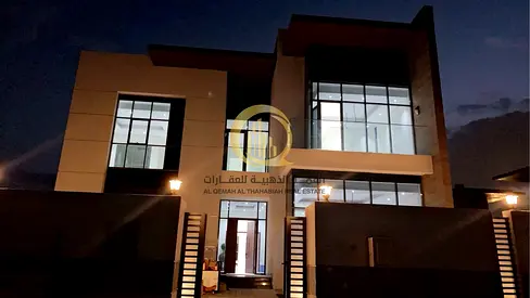 A modern villa in Al-Siyouh, 5 years old, ground and first floor, freehold for all Arabs, and its p