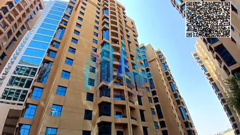 For sale: A vacant, fully renovated apartment featuring two rooms and a living area, located in the Al Khor Towers, Emirate of Ajman.