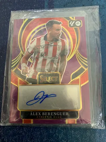 Alex Berenguer Signed Football Trading Card (Athletic Club) - Collector's Card 44/49
