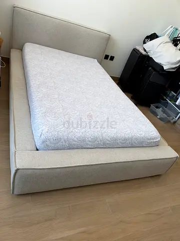 Bed with mattress