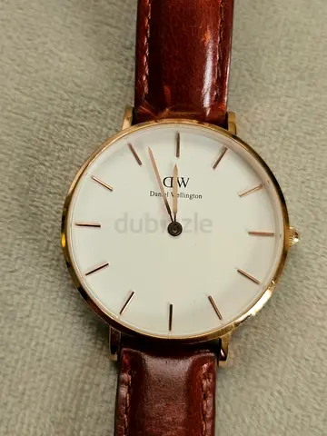 Daniel Wellington Classic 30mm Gold Case Brown Leather Watch - Preowned