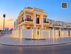 Corner villa with an elegant, classic design in Al Zahia – Ajman | 6 master bedrooms | Two floors