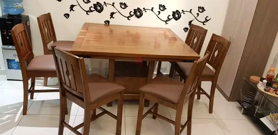 Expandable type dining table
