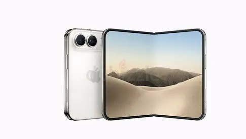 Apple Foldable iPhone - Silver, Foldable Display