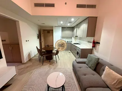 Furnished 1BR | Azizi Riviera 22 | Balcony & Downtown View