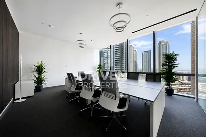 Premium | Furnished Office with Burj Khalifa View