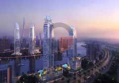 Waterfront | Canal & Burj Khalifa View