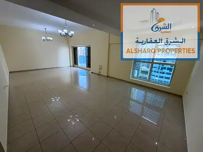 Premium Apartment with an Unobstructed View of Sharjah on the Ajman Corniche – 3 Bathrooms and Spac