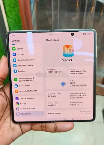 HONOR Magic V5 TDRA Foldable Phone - 16GB / 512GB, Good Condition