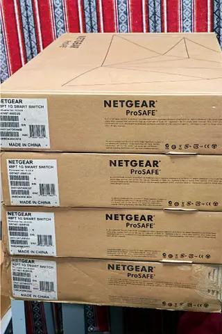 Lot of 4 Netgear ProSafe 48-Port Gigabit Smart Switches (New in Box)