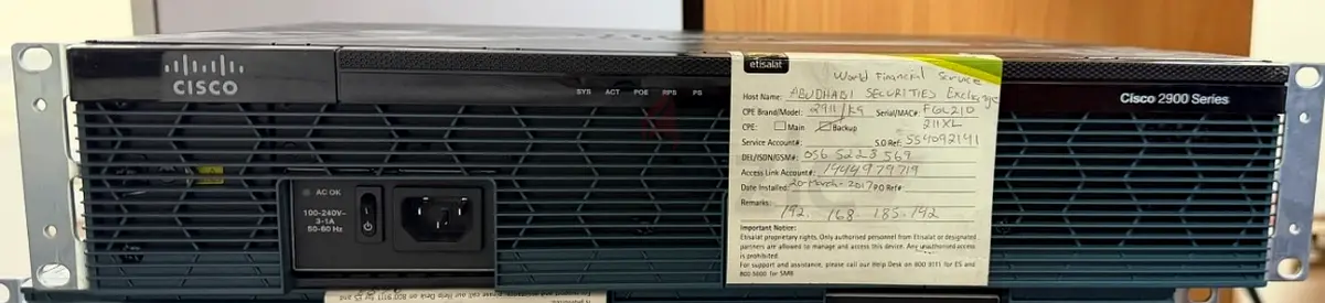 Cisco 2911 Integrated Services Routers | Cisco 2900 series
