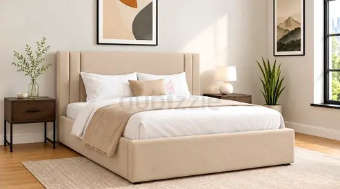 Premium Quality Cotton fabric Luxury Queen Bed Available