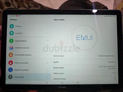 Huawei MediaPad M6 10.8" Tablet - Good Condition, 128GB