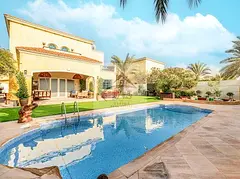 Fully Furnished Villa with Maid's and Driver's Room | Pool & Garden | Single Row